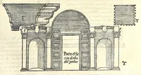 Picture 13 of 35 from Sebastiani Serlii Bononiensis De architectvra libri qvinqve ... : necnon extraordinarius quinquaginta portarum libellus in operis calce adiunctus hic demum conspicitur. (1569), leaf 113