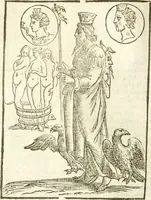 Picture 37 of 314 from Seconda nouissima editione delle Imagini de gli dei delli antichi di Vicenzo Cartari reggiano : ridotte da capo a piedi alle loro reali, & non più per l'adietro osseruate simiglianze : cauate da' marmi, bronzi, medaglie, gioie, & altre memorie antiche : con esquisito studio, & particolare diligenza (1626), leaf 102