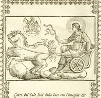 Picture 46 of 314 from Seconda nouissima editione delle Imagini de gli dei delli antichi di Vicenzo Cartari reggiano : ridotte da capo a piedi alle loro reali, & non più per l'adietro osseruate simiglianze : cauate da' marmi, bronzi, medaglie, gioie, & altre memorie antiche : con esquisito studio, & particolare diligenza (1626), leaf 120