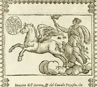 Picture 48 of 314 from Seconda nouissima editione delle Imagini de gli dei delli antichi di Vicenzo Cartari reggiano : ridotte da capo a piedi alle loro reali, & non più per l'adietro osseruate simiglianze : cauate da' marmi, bronzi, medaglie, gioie, & altre memorie antiche : con esquisito studio, & particolare diligenza (1626), leaf 123
