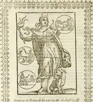 Picture 51 of 314 from Seconda nouissima editione delle Imagini de gli dei delli antichi di Vicenzo Cartari reggiano : ridotte da capo a piedi alle loro reali, & non più per l'adietro osseruate simiglianze : cauate da' marmi, bronzi, medaglie, gioie, & altre memorie antiche : con esquisito studio, & particolare diligenza (1626), leaf 129