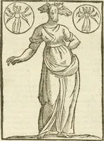 Picture 54 of 314 from Seconda nouissima editione delle Imagini de gli dei delli antichi di Vicenzo Cartari reggiano : ridotte da capo a piedi alle loro reali, & non più per l'adietro osseruate simiglianze : cauate da' marmi, bronzi, medaglie, gioie, & altre memorie antiche : con esquisito studio, & particolare diligenza (1626), leaf 137