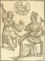 Picture 82 of 314 from Seconda nouissima editione delle Imagini de gli dei delli antichi di Vicenzo Cartari reggiano : ridotte da capo a piedi alle loro reali, & non più per l'adietro osseruate simiglianze : cauate da' marmi, bronzi, medaglie, gioie, & altre memorie antiche : con esquisito studio, & particolare diligenza (1626), leaf 196