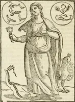 Picture 87 of 314 from Seconda nouissima editione delle Imagini de gli dei delli antichi di Vicenzo Cartari reggiano : ridotte da capo a piedi alle loro reali, & non più per l'adietro osseruate simiglianze : cauate da' marmi, bronzi, medaglie, gioie, & altre memorie antiche : con esquisito studio, & particolare diligenza (1626), leaf 205