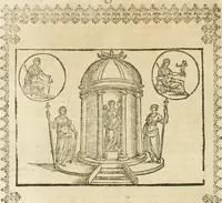 Picture 93 of 314 from Seconda nouissima editione delle Imagini de gli dei delli antichi di Vicenzo Cartari reggiano : ridotte da capo a piedi alle loro reali, & non più per l'adietro osseruate simiglianze : cauate da' marmi, bronzi, medaglie, gioie, & altre memorie antiche : con esquisito studio, & particolare diligenza (1626), leaf 225