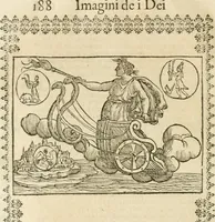 Picture 94 of 314 from Seconda nouissima editione delle Imagini de gli dei delli antichi di Vicenzo Cartari reggiano : ridotte da capo a piedi alle loro reali, & non più per l'adietro osseruate simiglianze : cauate da' marmi, bronzi, medaglie, gioie, & altre memorie antiche : con esquisito studio, & particolare diligenza (1626), leaf 227