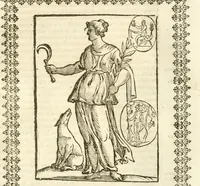 Picture 96 of 314 from Seconda nouissima editione delle Imagini de gli dei delli antichi di Vicenzo Cartari reggiano : ridotte da capo a piedi alle loro reali, & non più per l'adietro osseruate simiglianze : cauate da' marmi, bronzi, medaglie, gioie, & altre memorie antiche : con esquisito studio, & particolare diligenza (1626), leaf 236