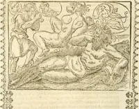 Picture 109 of 314 from Seconda nouissima editione delle Imagini de gli dei delli antichi di Vicenzo Cartari reggiano : ridotte da capo a piedi alle loro reali, & non più per l'adietro osseruate simiglianze : cauate da' marmi, bronzi, medaglie, gioie, & altre memorie antiche : con esquisito studio, & particolare diligenza (1626), leaf 260