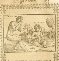 Picture 120 of 314 from Seconda nouissima editione delle Imagini de gli dei delli antichi di Vicenzo Cartari reggiano : ridotte da capo a piedi alle loro reali, & non più per l'adietro osseruate simiglianze : cauate da' marmi, bronzi, medaglie, gioie, & altre memorie antiche : con esquisito studio, & particolare diligenza (1626), leaf 294