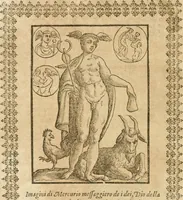 Picture 124 of 314 from Seconda nouissima editione delle Imagini de gli dei delli antichi di Vicenzo Cartari reggiano : ridotte da capo a piedi alle loro reali, & non più per l'adietro osseruate simiglianze : cauate da' marmi, bronzi, medaglie, gioie, & altre memorie antiche : con esquisito studio, & particolare diligenza (1626), leaf 299