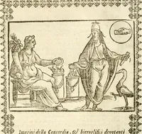 Picture 127 of 314 from Seconda nouissima editione delle Imagini de gli dei delli antichi di Vicenzo Cartari reggiano : ridotte da capo a piedi alle loro reali, & non più per l'adietro osseruate simiglianze : cauate da' marmi, bronzi, medaglie, gioie, & altre memorie antiche : con esquisito studio, & particolare diligenza (1626), leaf 306