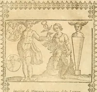 Picture 128 of 314 from Seconda nouissima editione delle Imagini de gli dei delli antichi di Vicenzo Cartari reggiano : ridotte da capo a piedi alle loro reali, & non più per l'adietro osseruate simiglianze : cauate da' marmi, bronzi, medaglie, gioie, & altre memorie antiche : con esquisito studio, & particolare diligenza (1626), leaf 308
