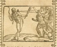 Picture 133 of 314 from Seconda nouissima editione delle Imagini de gli dei delli antichi di Vicenzo Cartari reggiano : ridotte da capo a piedi alle loro reali, & non più per l'adietro osseruate simiglianze : cauate da' marmi, bronzi, medaglie, gioie, & altre memorie antiche : con esquisito studio, & particolare diligenza (1626), leaf 322