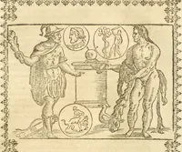 Picture 134 of 314 from Seconda nouissima editione delle Imagini de gli dei delli antichi di Vicenzo Cartari reggiano : ridotte da capo a piedi alle loro reali, & non più per l'adietro osseruate simiglianze : cauate da' marmi, bronzi, medaglie, gioie, & altre memorie antiche : con esquisito studio, & particolare diligenza (1626), leaf 326