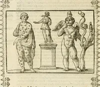 Picture 144 of 314 from Seconda nouissima editione delle Imagini de gli dei delli antichi di Vicenzo Cartari reggiano : ridotte da capo a piedi alle loro reali, & non più per l'adietro osseruate simiglianze : cauate da' marmi, bronzi, medaglie, gioie, & altre memorie antiche : con esquisito studio, & particolare diligenza (1626), leaf 349