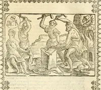 Picture 146 of 314 from Seconda nouissima editione delle Imagini de gli dei delli antichi di Vicenzo Cartari reggiano : ridotte da capo a piedi alle loro reali, & non più per l'adietro osseruate simiglianze : cauate da' marmi, bronzi, medaglie, gioie, & altre memorie antiche : con esquisito studio, & particolare diligenza (1626), leaf 360