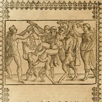 Picture 158 of 314 from Seconda nouissima editione delle Imagini de gli dei delli antichi di Vicenzo Cartari reggiano : ridotte da capo a piedi alle loro reali, & non più per l'adietro osseruate simiglianze : cauate da' marmi, bronzi, medaglie, gioie, & altre memorie antiche : con esquisito studio, & particolare diligenza (1626), leaf 383