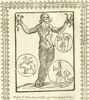 Picture 164 of 314 from Seconda nouissima editione delle Imagini de gli dei delli antichi di Vicenzo Cartari reggiano : ridotte da capo a piedi alle loro reali, & non più per l'adietro osseruate simiglianze : cauate da' marmi, bronzi, medaglie, gioie, & altre memorie antiche : con esquisito studio, & particolare diligenza (1626), leaf 398