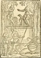 Picture 167 of 314 from Seconda nouissima editione delle Imagini de gli dei delli antichi di Vicenzo Cartari reggiano : ridotte da capo a piedi alle loro reali, & non più per l'adietro osseruate simiglianze : cauate da' marmi, bronzi, medaglie, gioie, & altre memorie antiche : con esquisito studio, & particolare diligenza (1626), leaf 404