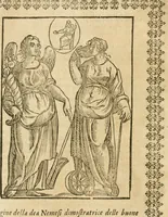 Picture 172 of 314 from Seconda nouissima editione delle Imagini de gli dei delli antichi di Vicenzo Cartari reggiano : ridotte da capo a piedi alle loro reali, & non più per l'adietro osseruate simiglianze : cauate da' marmi, bronzi, medaglie, gioie, & altre memorie antiche : con esquisito studio, & particolare diligenza (1626), leaf 417