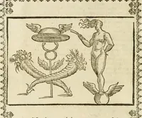 Picture 178 of 314 from Seconda nouissima editione delle Imagini de gli dei delli antichi di Vicenzo Cartari reggiano : ridotte da capo a piedi alle loro reali, & non più per l'adietro osseruate simiglianze : cauate da' marmi, bronzi, medaglie, gioie, & altre memorie antiche : con esquisito studio, & particolare diligenza (1626), leaf 429