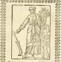 Picture 180 of 314 from Seconda nouissima editione delle Imagini de gli dei delli antichi di Vicenzo Cartari reggiano : ridotte da capo a piedi alle loro reali, & non più per l'adietro osseruate simiglianze : cauate da' marmi, bronzi, medaglie, gioie, & altre memorie antiche : con esquisito studio, & particolare diligenza (1626), leaf 434