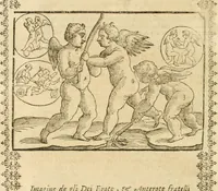 Picture 186 of 314 from Seconda nouissima editione delle Imagini de gli dei delli antichi di Vicenzo Cartari reggiano : ridotte da capo a piedi alle loro reali, & non più per l'adietro osseruate simiglianze : cauate da' marmi, bronzi, medaglie, gioie, & altre memorie antiche : con esquisito studio, & particolare diligenza (1626), leaf 447