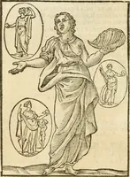 Picture 192 of 314 from Seconda nouissima editione delle Imagini de gli dei delli antichi di Vicenzo Cartari reggiano : ridotte da capo a piedi alle loro reali, & non più per l'adietro osseruate simiglianze : cauate da' marmi, bronzi, medaglie, gioie, & altre memorie antiche : con esquisito studio, & particolare diligenza (1626), leaf 469