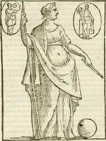 Picture 13 of 314 from Seconda nouissima editione delle Imagini de gli dei delli antichi di Vicenzo Cartari reggiano : ridotte da capo a piedi alle loro reali, & non più per l'adietro osseruate simiglianze : cauate da' marmi, bronzi, medaglie, gioie, & altre memorie antiche : con esquisito studio, & particolare diligenza (1626), leaf 49
