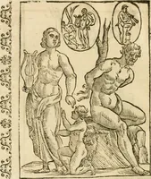 Picture 213 of 314 from Seconda nouissima editione delle Imagini de gli dei delli antichi di Vicenzo Cartari reggiano : ridotte da capo a piedi alle loro reali, & non più per l'adietro osseruate simiglianze : cauate da' marmi, bronzi, medaglie, gioie, & altre memorie antiche : con esquisito studio, & particolare diligenza (1626), leaf 507