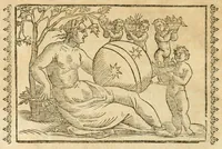 Picture 225 of 314 from Seconda nouissima editione delle Imagini de gli dei delli antichi di Vicenzo Cartari reggiano : ridotte da capo a piedi alle loro reali, & non più per l'adietro osseruate simiglianze : cauate da' marmi, bronzi, medaglie, gioie, & altre memorie antiche : con esquisito studio, & particolare diligenza (1626), leaf 524
