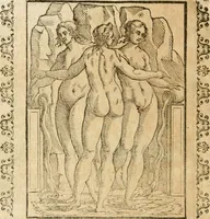An illustration from Seconda nouissima editione delle Imagini de gli dei delli antichi di Vicenzo Cartari reggiano : ridotte da capo a piedi alle loro reali, & non più per l'adietro osseruate simiglianze : cauate da' marmi, bronzi, medaglie, gioie, & altre memorie antiche : con esquisito studio, & particolare diligenza (1626)