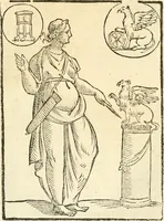 Picture 238 of 314 from Seconda nouissima editione delle Imagini de gli dei delli antichi di Vicenzo Cartari reggiano : ridotte da capo a piedi alle loro reali, & non più per l'adietro osseruate simiglianze : cauate da' marmi, bronzi, medaglie, gioie, & altre memorie antiche : con esquisito studio, & particolare diligenza (1626), leaf 544