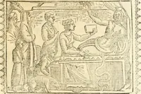 Picture 247 of 314 from Seconda nouissima editione delle Imagini de gli dei delli antichi di Vicenzo Cartari reggiano : ridotte da capo a piedi alle loro reali, & non più per l'adietro osseruate simiglianze : cauate da' marmi, bronzi, medaglie, gioie, & altre memorie antiche : con esquisito studio, & particolare diligenza (1626), leaf 556