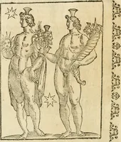 Picture 249 of 314 from Seconda nouissima editione delle Imagini de gli dei delli antichi di Vicenzo Cartari reggiano : ridotte da capo a piedi alle loro reali, & non più per l'adietro osseruate simiglianze : cauate da' marmi, bronzi, medaglie, gioie, & altre memorie antiche : con esquisito studio, & particolare diligenza (1626), leaf 557