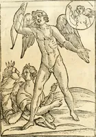An illustration from Seconda nouissima editione delle Imagini de gli dei delli antichi di Vicenzo Cartari reggiano : ridotte da capo a piedi alle loro reali, & non più per l'adietro osseruate simiglianze : cauate da' marmi, bronzi, medaglie, gioie, & altre memorie antiche : con esquisito studio, & particolare diligenza (1626)