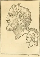 Picture 259 of 314 from Seconda nouissima editione delle Imagini de gli dei delli antichi di Vicenzo Cartari reggiano : ridotte da capo a piedi alle loro reali, & non più per l'adietro osseruate simiglianze : cauate da' marmi, bronzi, medaglie, gioie, & altre memorie antiche : con esquisito studio, & particolare diligenza (1626), leaf 568