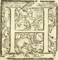 Picture 275 of 314 from Seconda nouissima editione delle Imagini de gli dei delli antichi di Vicenzo Cartari reggiano : ridotte da capo a piedi alle loro reali, & non più per l'adietro osseruate simiglianze : cauate da' marmi, bronzi, medaglie, gioie, & altre memorie antiche : con esquisito studio, & particolare diligenza (1626), leaf 588