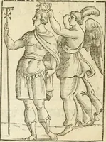 Picture 286 of 314 from Seconda nouissima editione delle Imagini de gli dei delli antichi di Vicenzo Cartari reggiano : ridotte da capo a piedi alle loro reali, & non più per l'adietro osseruate simiglianze : cauate da' marmi, bronzi, medaglie, gioie, & altre memorie antiche : con esquisito studio, & particolare diligenza (1626), leaf 603