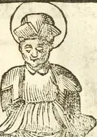 An illustration from Seconda nouissima editione delle Imagini de gli dei delli antichi di Vicenzo Cartari reggiano : ridotte da capo a piedi alle loro reali, & non più per l'adietro osseruate simiglianze : cauate da' marmi, bronzi, medaglie, gioie, & altre memorie antiche : con esquisito studio, & particolare diligenza (1626)