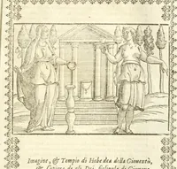 Picture 26 of 314 from Seconda nouissima editione delle Imagini de gli dei delli antichi di Vicenzo Cartari reggiano : ridotte da capo a piedi alle loro reali, & non più per l'adietro osseruate simiglianze : cauate da' marmi, bronzi, medaglie, gioie, & altre memorie antiche : con esquisito studio, & particolare diligenza (1626), leaf 82