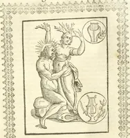 Picture 32 of 314 from Seconda nouissima editione delle Imagini de gli dei delli antichi di Vicenzo Cartari reggiano : ridotte da capo a piedi alle loro reali, & non più per l'adietro osseruate simiglianze : cauate da' marmi, bronzi, medaglie, gioie, & altre memorie antiche : con esquisito studio, & particolare diligenza (1626), leaf 92