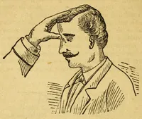 An illustration from The secret book of the black arts : containing all that is known upon the occult sciences of daemonology, spirit rappings, witchcraft, sorcery, astrology, palmistry, mind reading, spiritualism, table turning, ghosts and apparitions, omens, lucky and unlucky signs and days, dreams, charms, divination, second sight, mesmerism, clairvoyance, psychological fascination, etc. ... : together with a mass of other matter, giving inner views of the arts and sciences, whether recondite and obscure, or plain and practical (1878)
