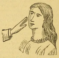 An illustration from The secret book of the black arts : containing all that is known upon the occult sciences of daemonology, spirit rappings, witchcraft, sorcery, astrology, palmistry, mind reading, spiritualism, table turning, ghosts and apparitions, omens, lucky and unlucky signs and days, dreams, charms, divination, second sight, mesmerism, clairvoyance, psychological fascination, etc. ... : together with a mass of other matter, giving inner views of the arts and sciences, whether recondite and obscure, or plain and practical (1878)
