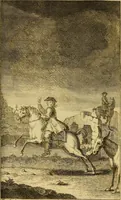 An illustration from The secrets of the invisible world disclos'd: or, an universal history of apparitions sacred and prophane, under all denominations; whether, angelical, diabolical, or human-souls departed. Shewing I. Their various returns to this world; with sure rules to know, by their manner of appearing, if they are good or evil ones. II. The differences of the apparitions of antient and modern times; and an enquiry into the scriptural doctrine of spirits. III. The many species of apparitions, their real existence, and operations by divine appointement. IV. The nature of seeing ghosts before, and after, death; and how we should behave towards them. V. The effects of fancy, vapours, dreams, hyppo, and of real, or imaginary appearances. VI. A collection of the most authentic relations of apparitions, particularly that surprizing one attested by the learned Dr. Scott (1729)