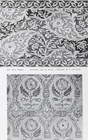 An illustration from Section française (class 84); dentelles, broderies, passementeries et dessins (1908)