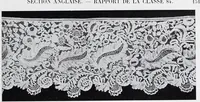 An illustration from Section française (class 84); dentelles, broderies, passementeries et dessins (1908)