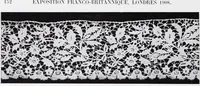 An illustration from Section française (class 84); dentelles, broderies, passementeries et dessins (1908)
