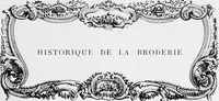 An illustration from Section française (class 84); dentelles, broderies, passementeries et dessins (1908)