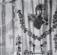 An illustration from Section française (class 84); dentelles, broderies, passementeries et dessins (1908)